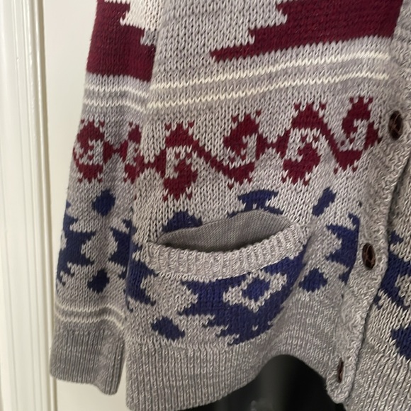 Shawl collar Button-down Sweater - Picture 2 of 11